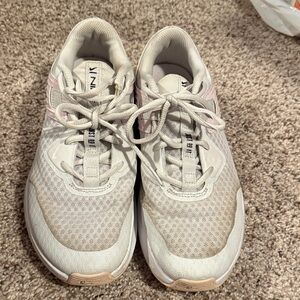 Nike Women's White and Pink Sneakers